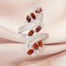 Cao Shifeng's Luxurious American Internet Famous Exaggerated Zircon Ring, Korean Version Petal New Wing Jewelry_ipsvogv.com
