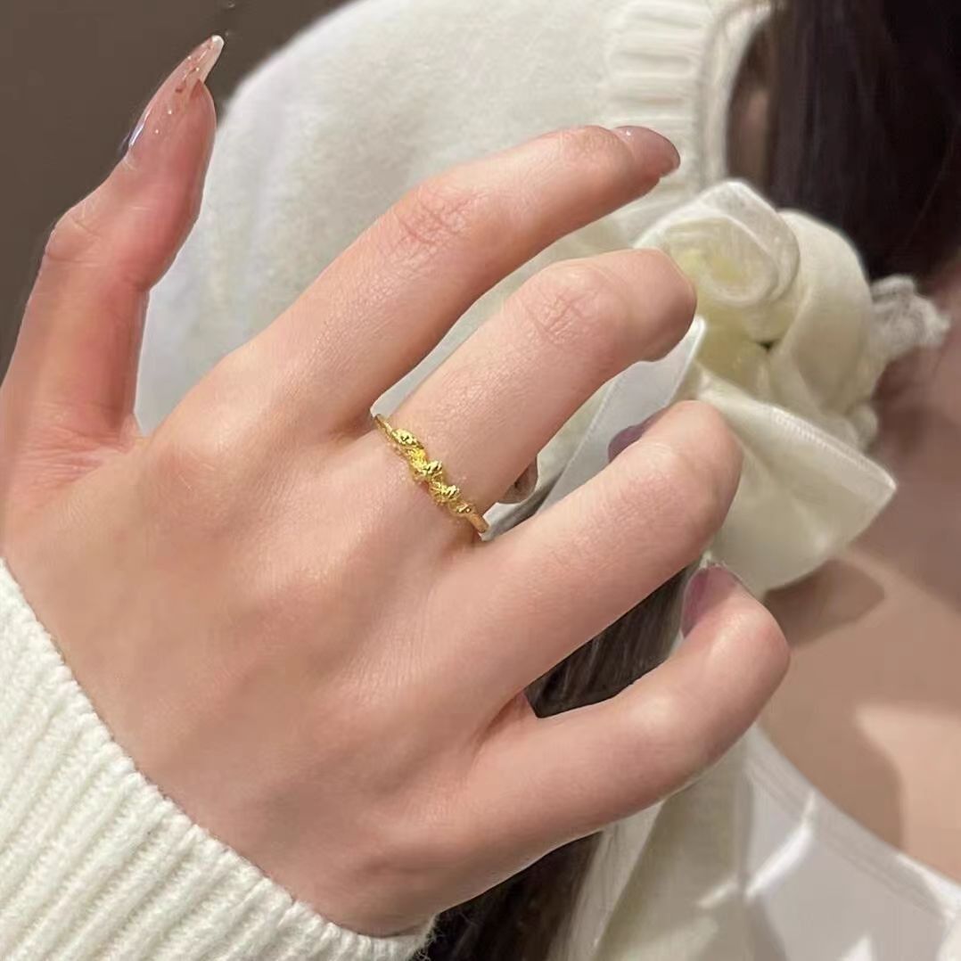 New Chinese China-Chic Style Life Year Roll Snake Small Design Light Luxury Versatile Temperament Ring Girl_ipsvogv.com