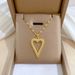 Love 【 】 Full Diamond Light Luxury Banquet Necklace Female Internet Celebrity Versatile Clavicle Titanium Steel Chain 【 】_ipsvogv.com