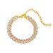 Diamond hip hop Cuban chain anklet jewelry hip hop style diamond single row diamond anklet Anklet_ipsvogv.com