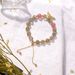 Badu Strawberry Crystal With Personalized Fishtail Design Korean Version Of Sweet Moonlight Stone Bracelet Handbracelet_ipsvogv.com