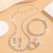Trendy Jewelry Tianzi Necklace Earrings Bracelet Ring For Women Versatile Dress Accessories_ipsvogv.com