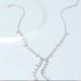 Hot Selling Rhinestone Studded Y-shaped For Women, Fashionable Crystal Sparkling Tassel Necklace Jewelry Choker_ipsvogv.com