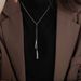 Korean Version Of Geometric Pull-up Sweater Chain Female Niche Design, Cool And Aloof Style Necklace For Women, New_ipsvogv.com