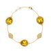 Women's Jewelry Beaded Edge Claw Set Faceted Multi Color Artificial Gemstone Teardrop Bracelet Summer New Style Exquisite Jewelry Fashion Hand Jewelry_ipsvogv.com