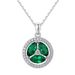 new Geometric Cultured Emerald Retro Pendant S925 Silver Full Of Colored Gemstone Clavicle Pendant Fashion_ipsvogv.com