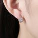 Women's Jewelry Zircon Earrings Popular Flower Shaped Diamond Earrings Accessories_ipsvogv.com
