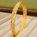 Luxurious And Elegant Geometric Flower Design Women's Copper Plated Bracelet Bridal Wedding Party Birthday Gift_ipsvogv.com