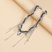 Fashion Water Drop Tassel Love Collarbone Chain Ins Wind Sweet Cool Trend Multi-layer Glass Necklace_ipsvogv.com