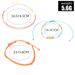 New Bohemian Style Waterproof Wax Handcrafted Woven Colorful Leather Rope Rice Bead Creative Bracelet 3-piece Set_ipsvogv.com