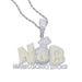 Hip Hop New NDB Letter Pendant Trendy Personality Hip Hop Men's Necklace Jewelry_ipsvogv.com