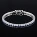 Popular Tennis Women's Zircon Plated Real Gold Hand Jewelry Full Of Dia Bracelet S5650_ipsvogv.com