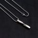 Simple spiral pendant Personalized stainless steel titanium necklace Creative punk men's pendant_ipsvogv.com