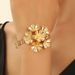 Fashion Jewelry Women's Gold Arm New Exaggerated Bohemian Style Bracelet_ipsvogv.com
