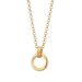 Stainless Steel December Birthday Stone Valentine's Day DIY Zircon Necklace Pendant Furnace Vacuum Plating K Gold_ipsvogv.com