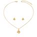 2024 New Style Geometric Necklace Set for Women with Personalized Threads, Unique Earnail Design, Versatile Clavicle_ipsvogv.com