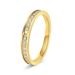 Women's Jewelry High End Stainless Steel Engagement Wedding Ring With Diamonds Jewelry Simple Ring_ipsvogv.com