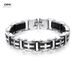 Men's Jewelry Personality Creative Jewelry Men's Bracelet Classic Cross Stainless Steel Silicone Bracelet Holiday Gift_ipsvogv.com