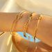 Women's Jewelry Set Fashion French Retro Fashion Geometric Titanium Steel Open Bracelet Female Twist Knot C Shaped Bracelet Female Niche Design_ipsvogv.com