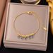 Jewelry Turquoise Eyes Temperament Trendy Multi-layer Chain Fashionable Stainless Steel Necklace For Women_ipsvogv.com