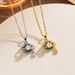 Necklace, A Female Internet Celebrity, Dreamy Planet, Zirconia, Geometric Niche, Light Luxury, New Design Sense,_ipsvogv.com