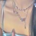 love Fall In At A Glance~Pure Desire Butterfly Necklace Micro Inlaid With Zircon Water Droplets Neck Light ! Luxury, Niche Luxury,_ipsvogv.com