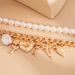 Ins Wind Sea Star Shell Pearl Chain Bracelet Design Sense Love Bow Pendant Handmade_ipsvogv.com
