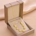 Daisy Collar Titanium Steel Plated Short Seven Small Chrysanthemum Cross Chain Necklace Female Gold Headpiece_ipsvogv.com