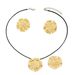 Hot selling metal wind alloy earring set, personalized and versatile, long women's necklace earrings_ipsvogv.com