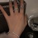 【 25000 People Collection 】 Light Luxury And High-end Feeling, Full Diamond Zircon Open Ring, Female Student, Heavy_ipsvogv.com