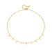 Tredy Ew Multiple Cross Pedat Ecklace With Femiie Temperamet, Titaium Steel Gold Side Clip Bead Collarboe_ipsvogv.com