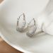 Earrings Sterling Silver Inlaid Zircon Earrings Gypsophila Simple Fashion Instagram Style Jewelry Earrings Korean Style High-end Sense_ipsvogv.com