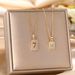 Japanese Korean Light Luxury Design Titanium Steel Necklace, Women's Micro Inlaid With Diamonds, M-square Brand, 7_ipsvogv.com