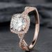 Sanjie Luxury Zircon Classic Square Diamond Ring Women's Popular Jewelry_ipsvogv.com