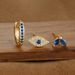 Women's Jewelry Temperament And Elegant Fashion Set Devil Eye Earrings Ear Clips Trendy Earrings 3 Piece Set Earrings_ipsvogv.com