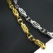 Stainless Steel 8.5mm Width Mens Necklace One-Piece No Buckle All Polished N379_ipsvogv.com