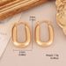 Simple Metal Style Oval Simple New Earrings Female Personality Niche Earrings Light Luxury High End Summer Earrings_ipsvogv.com