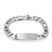 Exquisite Hip-Hop Men's Stainless Steel Simple Style Smooth Curved Tag Personalized Women's Bracelet_ipsvogv.com