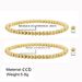 Hot Selg Simple Round Bead Gold Retro American Style CCB Elastic Beaded Bracelet_ipsvogv.com