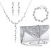 Long necklaces for women, banquet weddings, full diamond dinner bags, suits, dress accessories, bridal accessories_ipsvogv.com