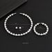 2024 High-End Jewelry Bride New Pearl Necklace Earrings Bracelet Set_ipsvogv.com