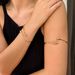 personality open arm chain fashion arm ring cross border design metal plain ring water drop arm bracelet set_ipsvogv.com
