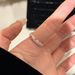 Spring Blossoms "Micro Inlaid Pink Zircon 2025 New High End Ring, Small Luxury Finger Ring_ipsvogv.com