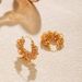 Genuine Gold Electroplated Spring Winding Design Personalized Ear Buckle Braiding Craft Inlaid Zircon Exquisite Trendy_ipsvogv.com