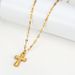 Women's Jewelry Niche Design Personality Cross Pendant All Match Trend Clavicle Chain Street Style Titanium Steel Matching Necklace_ipsvogv.com
