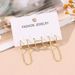 Brass With Real Gold Plating, Hot Selling Across, Flower Chain With Zircon, Fashionable And Versatile Women's Earrings Set_ipsvogv.com