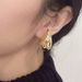 Women's Earrings retro metal cold style drop shape earrings women's niche high-end design earrings gold earrings_ipsvogv.com