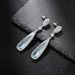 Cao Shi's Fashionable And Luxurious Exude A Water Droplet Style, Trendy Internet Celebrity Earrings, Long Korean_ipsvogv.com