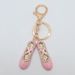 New Ballet Shoe Keychain European And American Diamond Studded Boots Metal Keychain Pendant Cute And Creative Small Gift_ipsvogv.com
