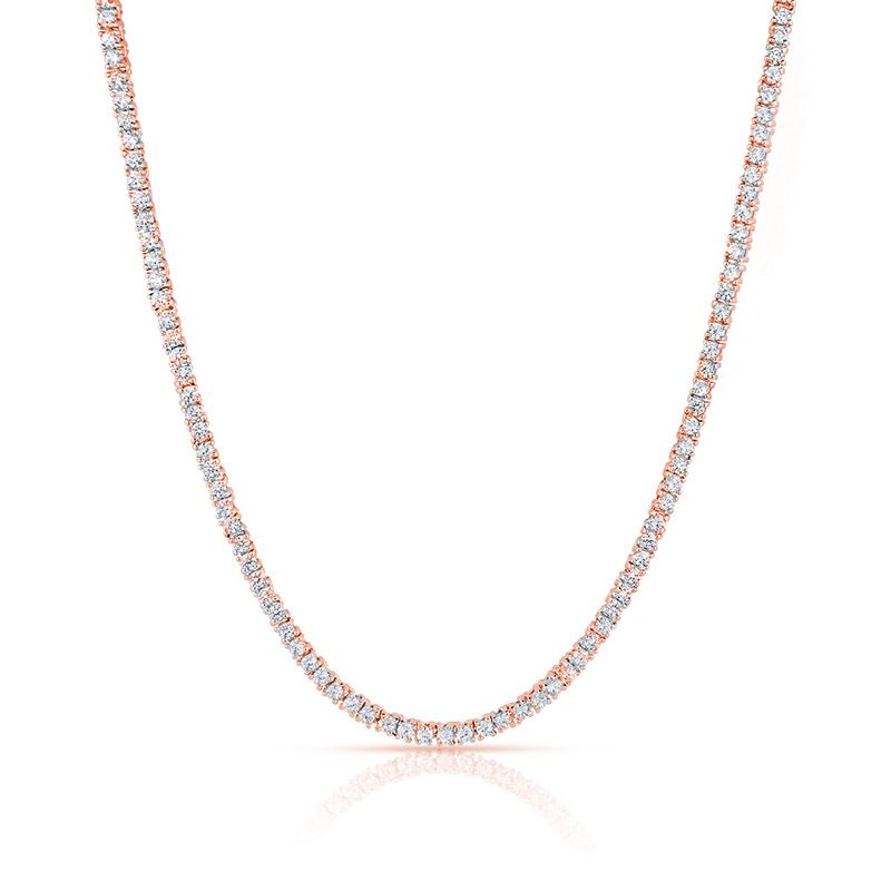 Trendy Hip-Hop Zircon Necklace For Women Ins Style Full Diamond Tennis Chain Hot Girl Choker_ipsvogv.com